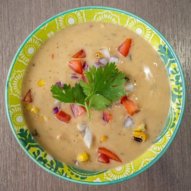 Chicken Poblano Soup.