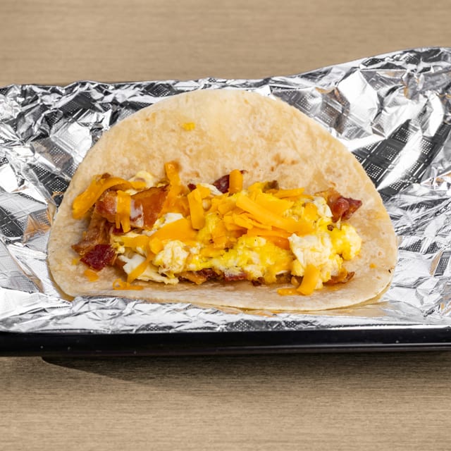 Bacon, Egg & Cheese Taco.